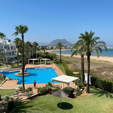 公寓 Excepcional Vista Al Mar Y Piscina 德尼亚